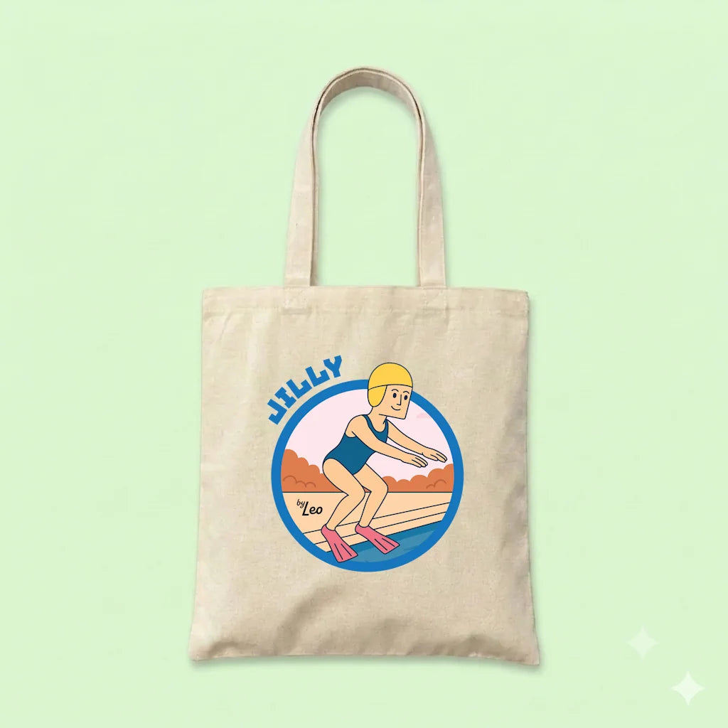 Bolsa Jilly nadando