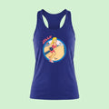 Camiseta de dama Jilly jugando bowling
